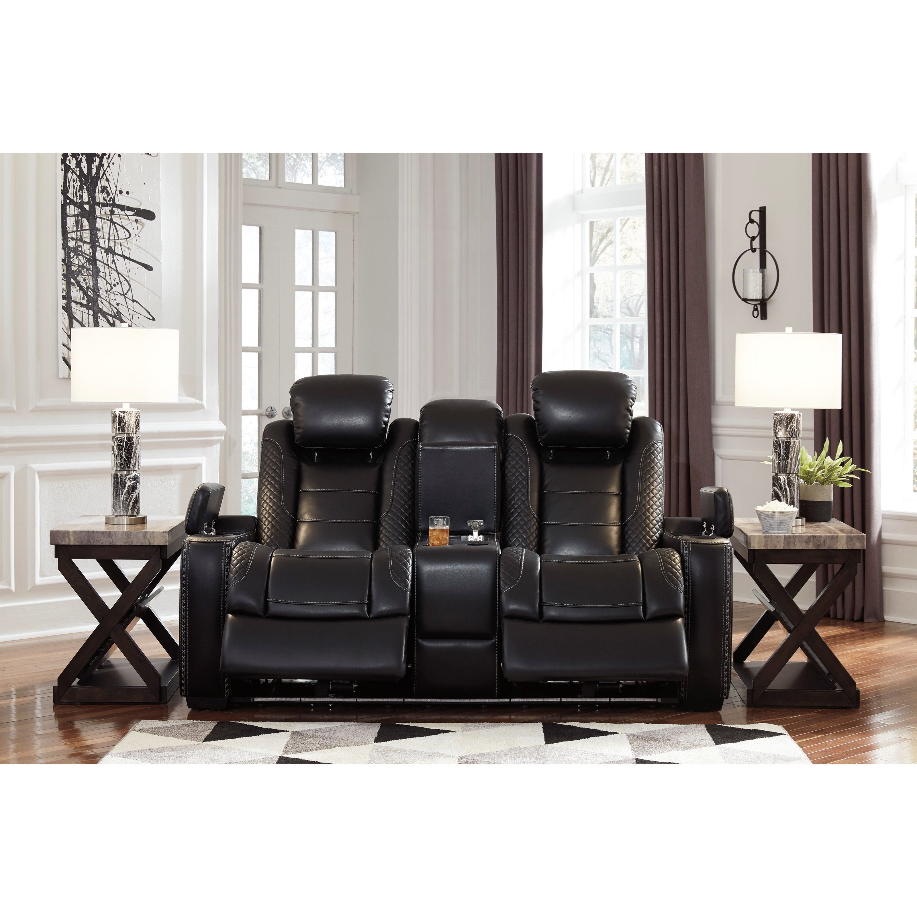 Reclining loveseat clearance and chair set
